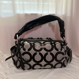 Coach Parker Optic Art Signature Shoulder Bag